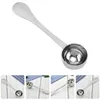 Кофе Scoops Измерение чашки Spoon Kitchen Gadgets Металлические разрыхлительные ложки для столовой ложки.