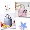 Tragbare Mittagsbeutel Lunchbox Thermal Isoliertes Leinwand Tasche Beutel Kinder Schule Bento Tragbares Abendessen Ctainer Picnick Food Are E9BE#