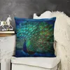 Yastık Kendin Olmak - Peacock Sanatı Noel Süslerini Atma 2024 Kılıflar Dekoratif Kapak
