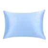 Pure Emulation Silk Satin Pillow Case Bekväm kuddskyddskudde för säng Kasta enskilda kuddskydd