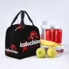 Indochine French Rock Band isolerad lunchväska för kvinnor Återanvändbar Cooler Thermal Lunch Box Work School Picnic Ctainer Bags T7GT#