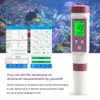 7-in-1-Temp-ORP-EC-TDS-Salzgehalt-S.G-PH-Messgerät Online-Bluetooth-Wasserqualitätstester APP-Steuerung für Trinklaboraquarien 240320