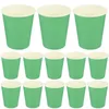 Одноразовые стаканчики, соломинки, зеленый бумажный стаканчик, свадебная вечеринка, банкет, практичный для детей