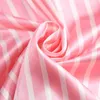 Pijamas de rayas rosas, Conjunto de pijama de satén de seda para mujer, lencería de punto de 7 piezas, bata, pijamas, ropa de dormir para mujer, pijamas 2010314486157