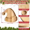 Borden Kerstmis houten dienbladboom Santa hoed Elk vorm Rustieke multifunctionele snack sieraden fruit serveerplaat opslaghouder feest su su