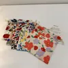 1pc Cott Fabric Floral DrawString Storage Pouch Packaging Japanese Graffiti Coin Lipstick Jewelry Organizer Christmas Gift Bag X6J1#