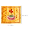本の供給のテーブルクロスをカバーするテーブルクロス織りの禅の聖書は、チベットの梱包を包みます