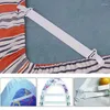 Bedrok 4 stuks wit laken matrashoes dekens grijpers cliphouder bevestigingsmiddelen elastische set