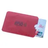 10pcs RFID Bank Card Case Case Ease Oszczędność NFC Anti-Theft Anti-De-Magnetisati Uchwyt karty aluminiowy rękaw karty D4zy#