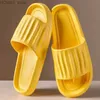 home shoes 2024 New Concise Summer Couple Mule Non-slip Soft Slides Lithe Comfort Sandals Men Women Shoes Slippers Ladies Home Flip Flops Y240330