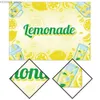 Nappe d'été Limonade Fruits Nappe rectangulaire Décoration de fête de mariage Jaune Citron Thème Cuisine Table à manger Décor Y240401