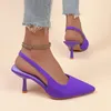 Dress Shoes 2024 Autumn Women's Fashion Pointed High Heels Light Sandals