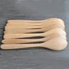 Spoons Handle Stirrer Natural Catering Dinner Cooking Teaspoon Tool Coffee Spoon Wooden Soup Kitchen