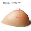 Liifun Triangle Silicone False Breast Pad Realistic Fake Boobs BH för Transvestis Drag Queen Crossdresser Crossdressing Cosplay 240323