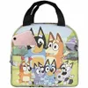 Lunch Bag Carto Portátil Engrossado Quente e Frio Rice Bag Lunch Box Handbag I3Hi #