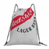 Giamaica Red Stripe Lager Beer Borse con coulisse Zaini Zainetto Borsa da scuola Borse per ragazze Borsa con coulisse m0Hg #