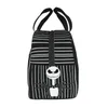 Tim Burt Christmas Horror Movie Isulate Dann Box Femmes Halen Skull Jack Sac à lunch thermal plus frais thermique G14V #