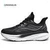 Casual Shoes GREENGLIN 2024 Running Walking High Quality Mesh Light Weight Mens Sneakers Absorption Male Tennis Shoe