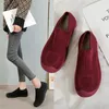 Fitness Shoes Women Loafers Knitted Sock Sports Breathable Casual Women's Flat Walking Sneakers Personalized Design Woman Shoessrf