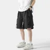 Herr shorts varumärke män last sommar harajuku streetwear mode techwear hip hop byxor bermudas maskulina manliga kläder