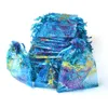 50pcs/lote colorido saco de raça de jóias de cordas coloridas bolsas de embalagem de jóias bolsas de aniversário de casamento presentes bolsas de doces ladadistas 008m#