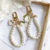 Keychains Pearl Phone Chains Cellphone Straps Bohemia Fashion Telephone Lanyard Phonecase Charms Keychain Car Key Bag Pendant For Women