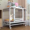 Cage de transport pour chat et chien, petit paquet d'intérieur en peluche avec toilettes, cheveux dorés moyens et grands