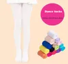 Whole Girls Pantyhose Tights Kids Dance Socks Candy Color Children Velvet Legging Clothes Baby Ballet Stockings Kids Solid Soc7348894