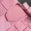 Crossbody väska designer mini axelväska lyx intrecciato kalvskinn stickväska 1: 1 kvalitet mode klaffväska 17,5 cm med låda wb17v