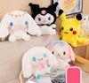 Sac à dos en peluche Kuromi, jouets mignons, partenaires de jeu pour enfants, cadeaux de vacances, décorations de chambre à coucher, vente en gros