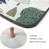 Miękka plac zabaw 3D Bezproblemowa moda tekstura lasu Streszczenie Ręcznie rysowane drzewo przeciw poślizgowe dywan odpowiedni dla dzieci w klasie w sypialni dla dzieci
