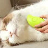 Steamy Cat Brush Brosse électrique 3 en 1 pour chat - Brosse électrique multifonctionnelle à vapeur pour animaux domestiques - Brosse de toilettage autonettoyante pour poils de chat pour massage