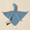 Blankets Cute Swan Baby Cotton Comforter Blanket Born Cartoon Sleeping Dolls Sleep Toy Soothe Appease Towel Bibs Saliva