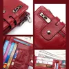 Neue Frauen Brieftasche weibliche echte Ledermünze Geldbörse kleiner Walet Portomee Zipper und Mey Bag Lady Mini -Kartenhalter T7GM#