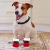 Vêtements pour chiens 1 ensemble de chaussettes de chapeau de Noël Santa Clause pour animaux de compagnie Costume de cosplay de chat