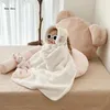 Blankets Q81A Infant Winter Pushchair Blanket Nap Sleep Sack Wrap Towel Borns Shower Gift