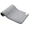 Couvertures Coussin chauffant électrique Couverture d'arrêt automatique Tapis chauffant portable pour pieds lavable pour soulager les douleurs musculaires du dos