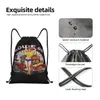 Americana Route 66 Borsa da ginnastica sportiva per lo zaino per uomini America America Highway Training Sackpack K5ug#