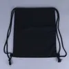 1 stück Leinwand Tasche Schultern Kordelzug Bündel Taschen Benutzerdefinierte Kreative Shop Student Rucksack Tasche COTT Beutel P9jz #