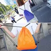 Bolsa de gimnasio con cordón al aire libre Mujeres Hombres Bolsas de cuerdas Piscina Ropa Zapatos Almacenamiento Embalaje impermeable Bolsillo Unisex Fitn 13 km #