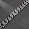 Bracelets 25mm Vintage Chunky Heavy Punk Bracelet Male Stainless Steel Brushed Link Chain Bracelet Matte Wide Hand Wrist Chain Jewelry