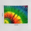 Гобелены Яркий спиральный декор гобелена Tie Dye для спальни Настенный подвес