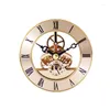 Clocks Accessories Retro Gear Wall Clock Movement Metal Perspective Table For Handmade Hanging Replacement Part