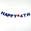 Decorazione per feste Bandiera USA appesa per bambini Banner Forniture Patriotic Memorial Day 2 set