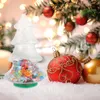 Vases 2 pièces décorations de table de Noël pot de bonbons cadeau de bouteille de Noël pour l'emballage de conteneur de conception d'arbre