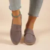 Chaussures décontractées Classique Femme Mocassins Mode D'été Coloré Slip-on Plat Dames Marque Design Artificiel Daim Mocassins Grande Taille