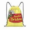 Justin Bridou Cochou Sauciss Рюкзак на шнуровке Спортивная спортивная сумка для мужчин и женщин Training Sackpack 73XG #