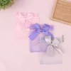 10pcs Organza Gift Bags Transparant Trekkoord Zakje Sieraden Organisator Oorbel Verpakking Party Candy Bag Met Ribb K1cC #