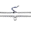 Correntes 925 colar de prata corrente com pingente neckchain comprimento ajustável europeu e americano cross border atacado