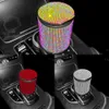 Upgrade Portable Car Ashtray With Led Light Crystal Diamond Ash Tray With Cover Auto Decoration Bling Car Accessories For Women